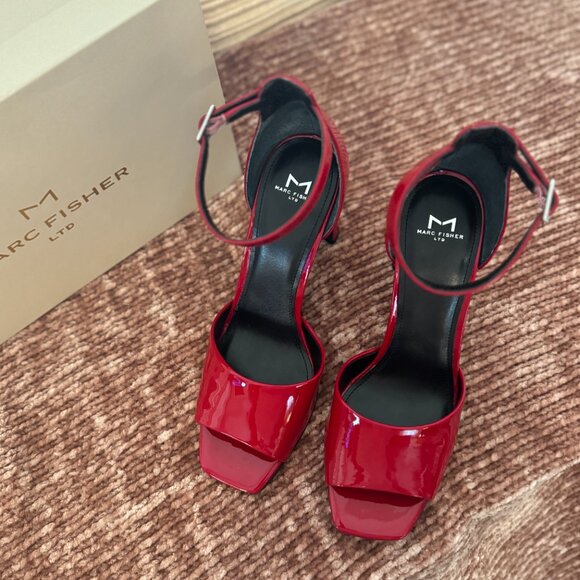 Marc Fisher LTD Harlin Heeled Open-Toe Dress Sandal - Picture 2 of 4